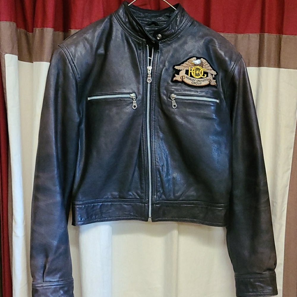 Harley Davidson Owners Group Leather Jacket